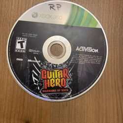 Xbox 360 Guitar Hero Warrior’s Of Rock