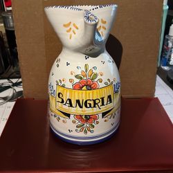 authentic SPANISH Sangria pitcher