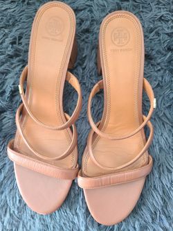 Tory Burch Sandalias de Cuero Café Talla 11M