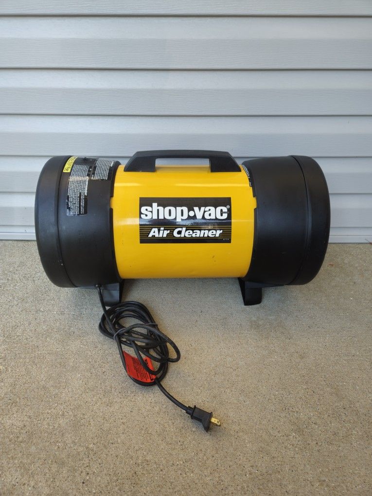 Shop Vac Air Management Cleaner Cunstruction Or Job Site Air Filter