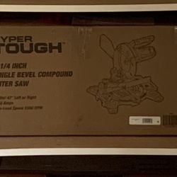 Like new Hyper Tough 7-1/4 inch miter saw