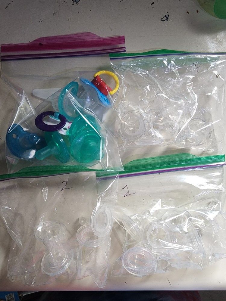 DR. Brown Nipples, P, 1 & 2 and pacifiers