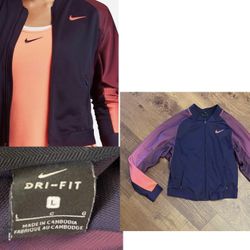 Nike Womens Court Tennis Jacket Sz Large