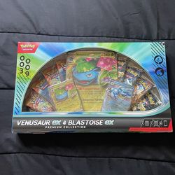 Venusaur  and blastoise Premium Collection