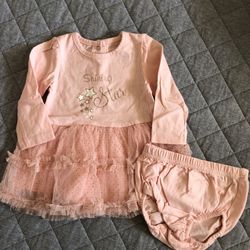 Baby Girl 6 month dress & diaper cover