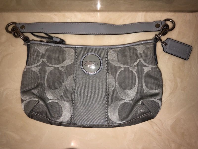 Shop Coach SIGNATURE Leather Logo Shoulder Bags (CM076 IME74) by