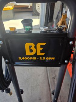 BE Power Equipment 3400 PSI Gas Pressure Washer
