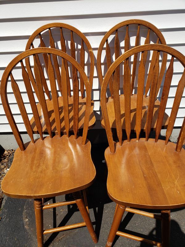 Wooden swivel chairs for Sale in Brockton, MA   OfferUp