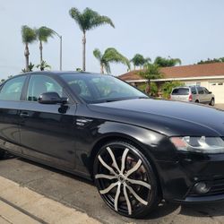 Audi A4, Low Miles, Clean Title, Smogged, 22"rims, Runs And Drives Great 