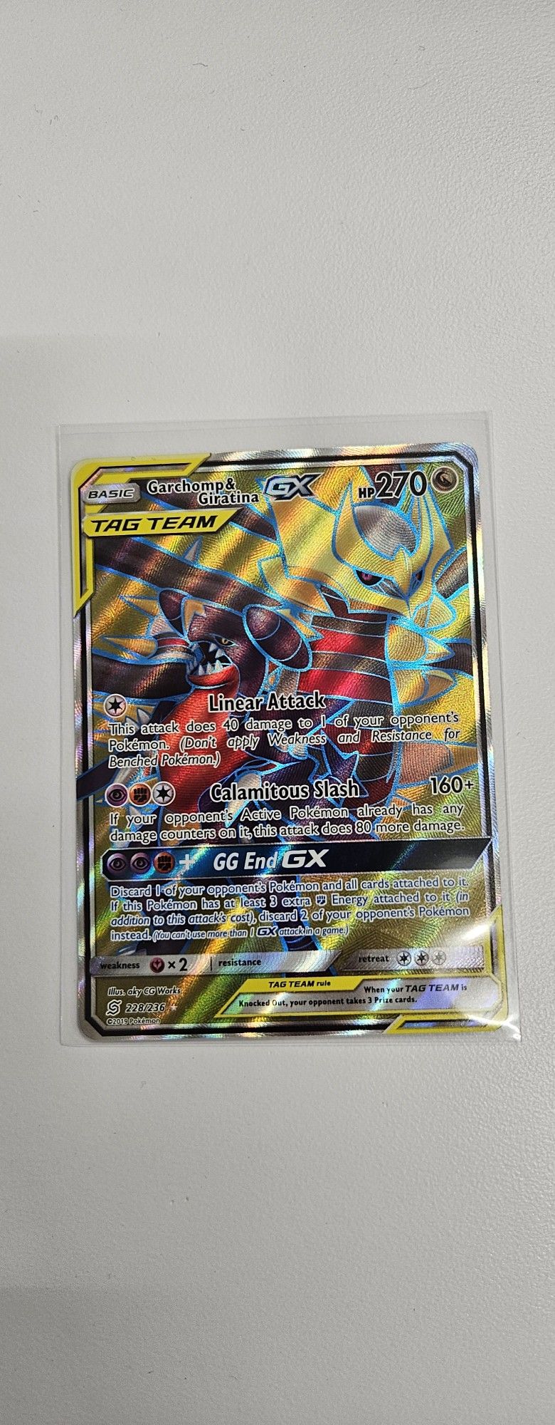 Garchomp & Giratina GX Tag Team Full Art
