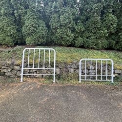 Antique Wrought Iron Full Size Bed Frame