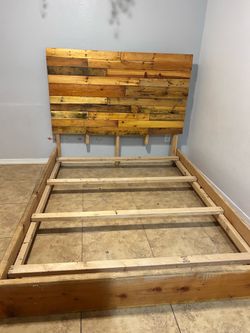 Queen size bed frame
