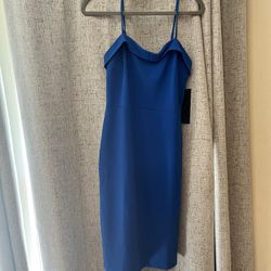 Royal Blue Formal Dress (never worn, Size Medium)
