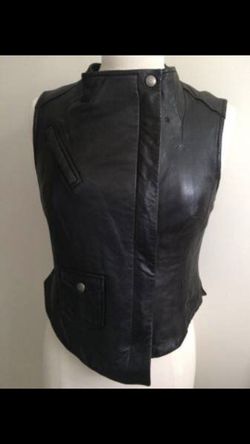 Trina Turk 'India' Washed Leather Vest