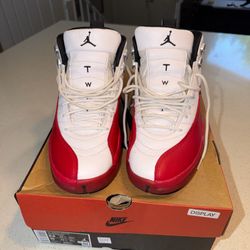 Size 8.5 - Jordan 12 Retro 2023 Mid Cherry (no Sole)