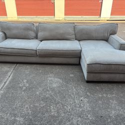 *FREE DELIVERY* Dove Gray Large Sectional 