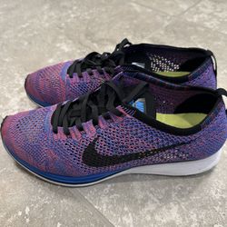Nike Flyknit Racer Indigo size 10.5