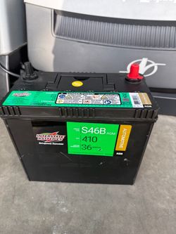 Brand New Car Battery (Interstate  S46BAGM)