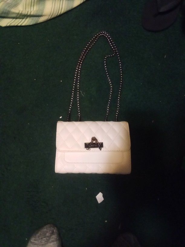 Quilted Purse White