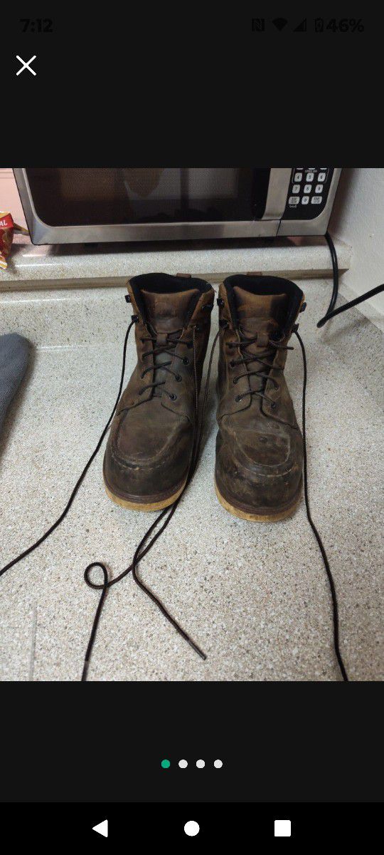 Brunt Work Boots Moccasin Toe