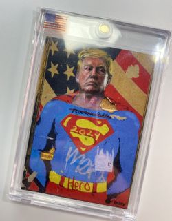Donald Trump Superman Trading Card Sealed 2024