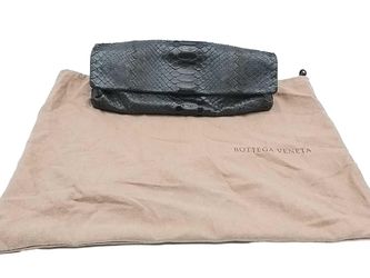 Bottega Veneta Navy Python Blue Purse Mk0126lexzmia