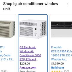 GE Electronic Window Air Conditioner

