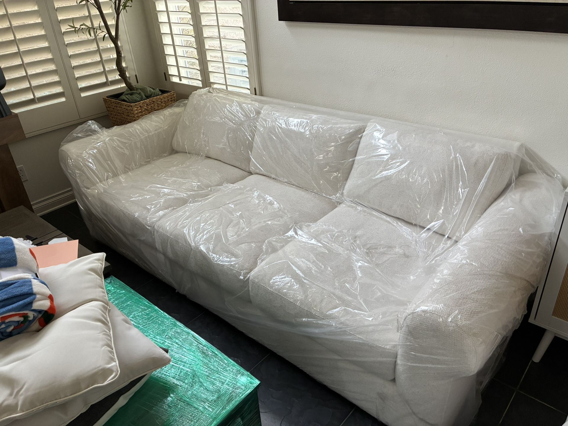 White Estate Sofa
