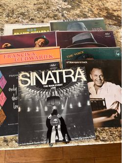 9 Vintage Frank Sinatra Vinyl