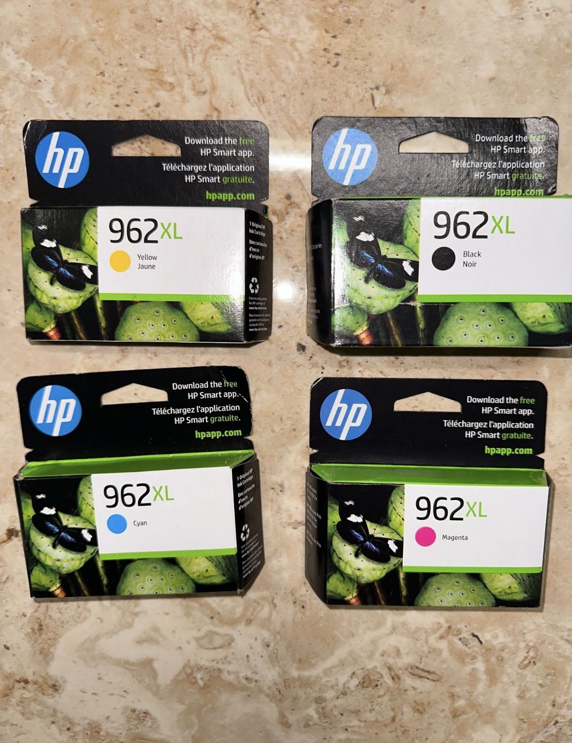 HP 962 XL - Set 4 Colors - Exp April 2024