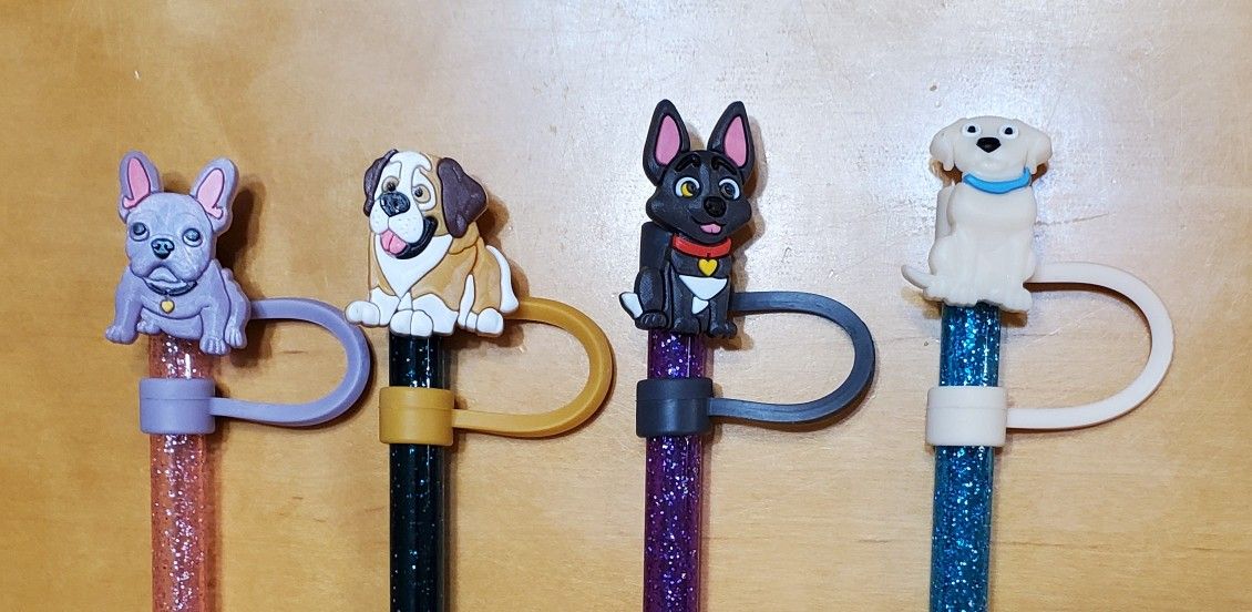 NEW Dog Straw Covers Lot (for 9-10mm straws)