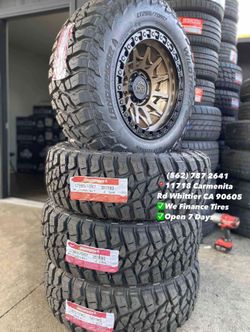 265/70R17 Mud Terrain And Bronze Off Road Wheels 17 inch Rin y Llanta Todo Terreno