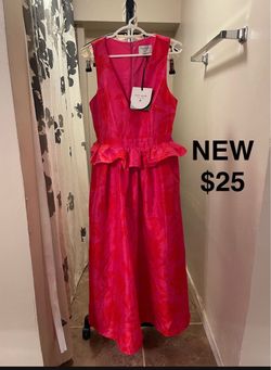 NEW Kate Spade Women's Classic Rose Peplum Midi| Dress Size 2