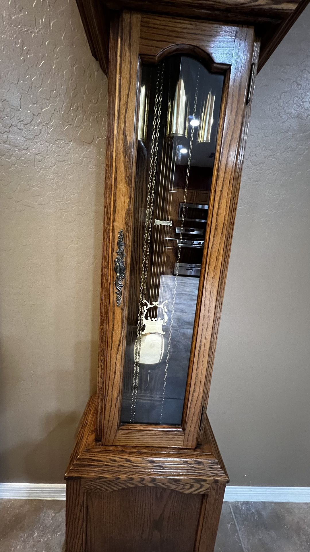 Hermle Black Forest Emperor Grandfather Clock Vintage 1982 451