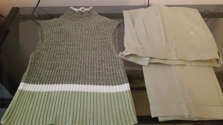 Ladies outfit, shirt is sugar xx, pants tommy bahama