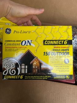 GE Pro-Line II 150 Outdoor Icicle Lights