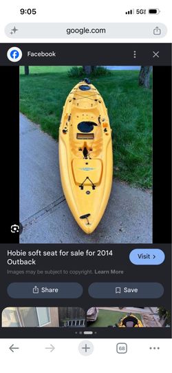 Older Hobie pedal kayak/ not one pictured but similar