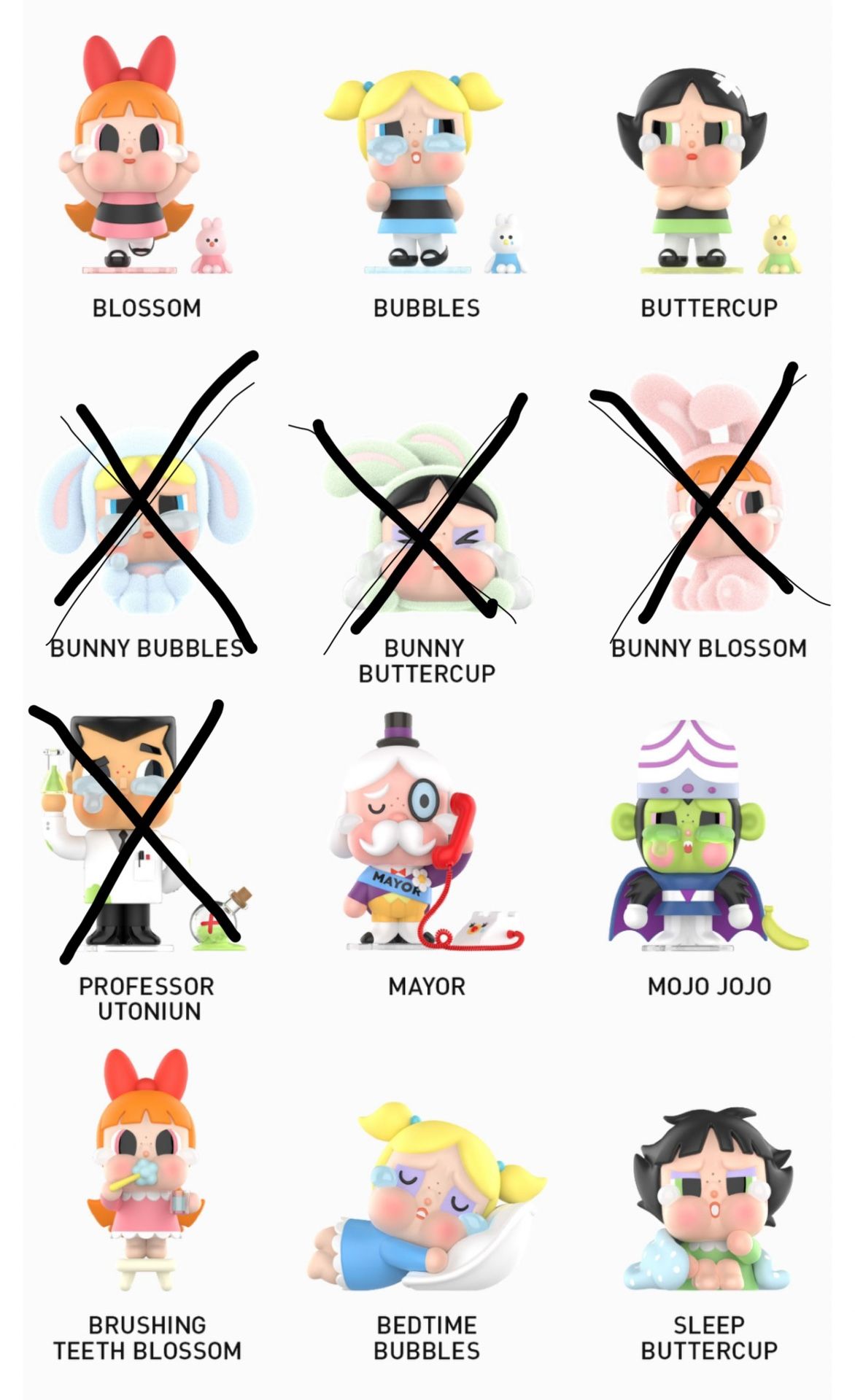 Powerpuff Girls Crybabies 