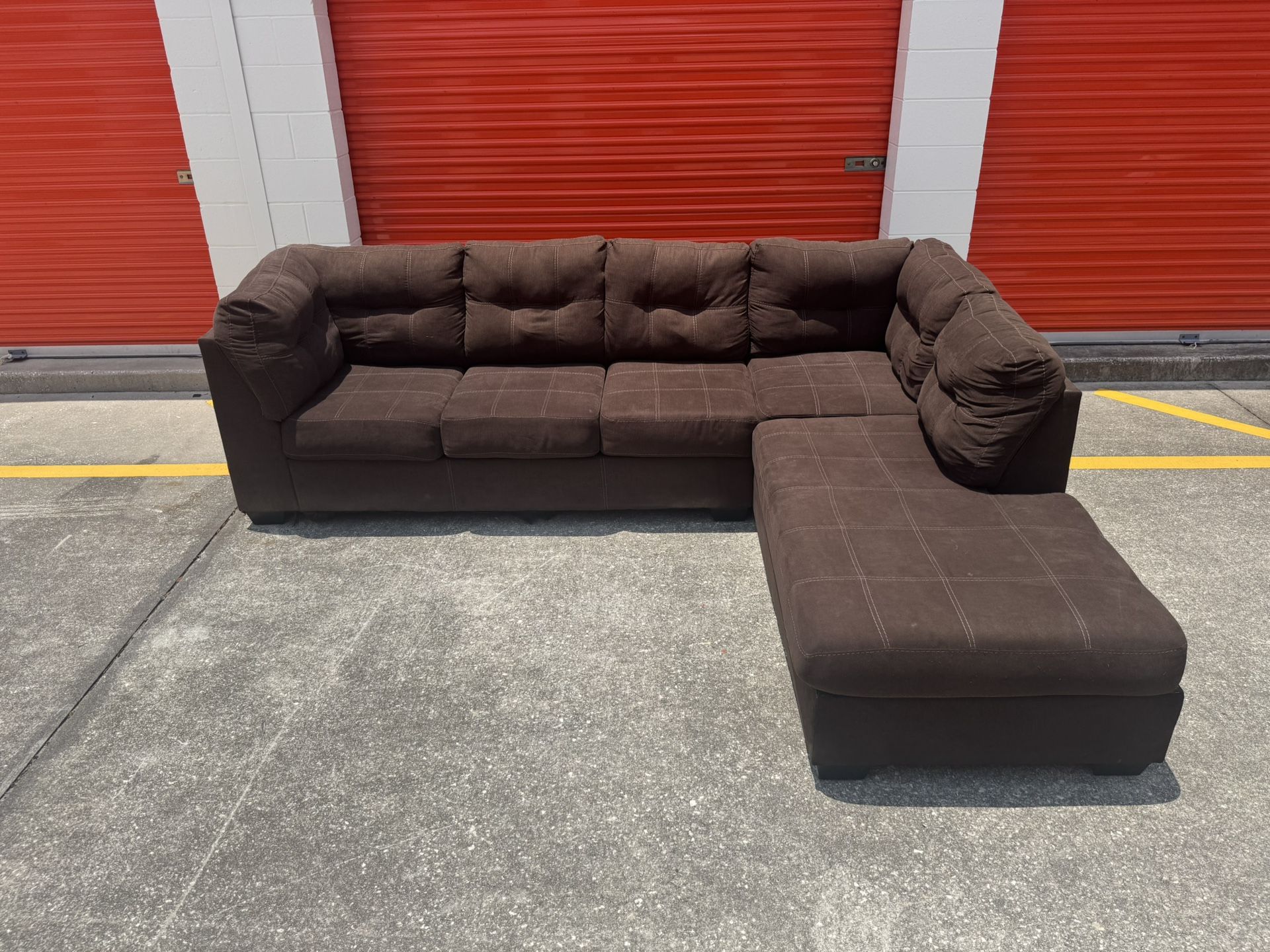 Brown Sectional Couch