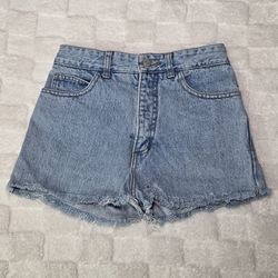 Guess Vintage High Waisted Jean Shorts Medium Wash Size 29 EVC