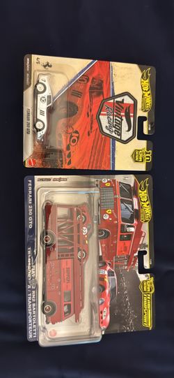 Hot Wheels Boulevard Team Transport Lot of 2 1:64 Diecast Ferrari 250 GTO