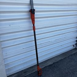 Black + Decker 10 in. 8 AMP Corded Electric Chainsaw with Pole Attachment! Works great! Retails $129