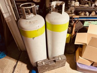 Two Full 100lb Propane Tanks. $150 ea