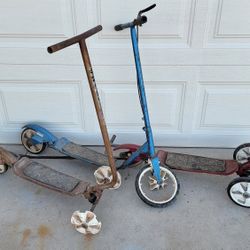 Lot of 3 Project Honda Kick N Go Vintage Toy Scooter