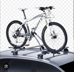 Genuine Volvo OEM Bike Racks by Thule FREERIDE 532 Rooftop Bicycle Carriers/Racks Two For Sale
