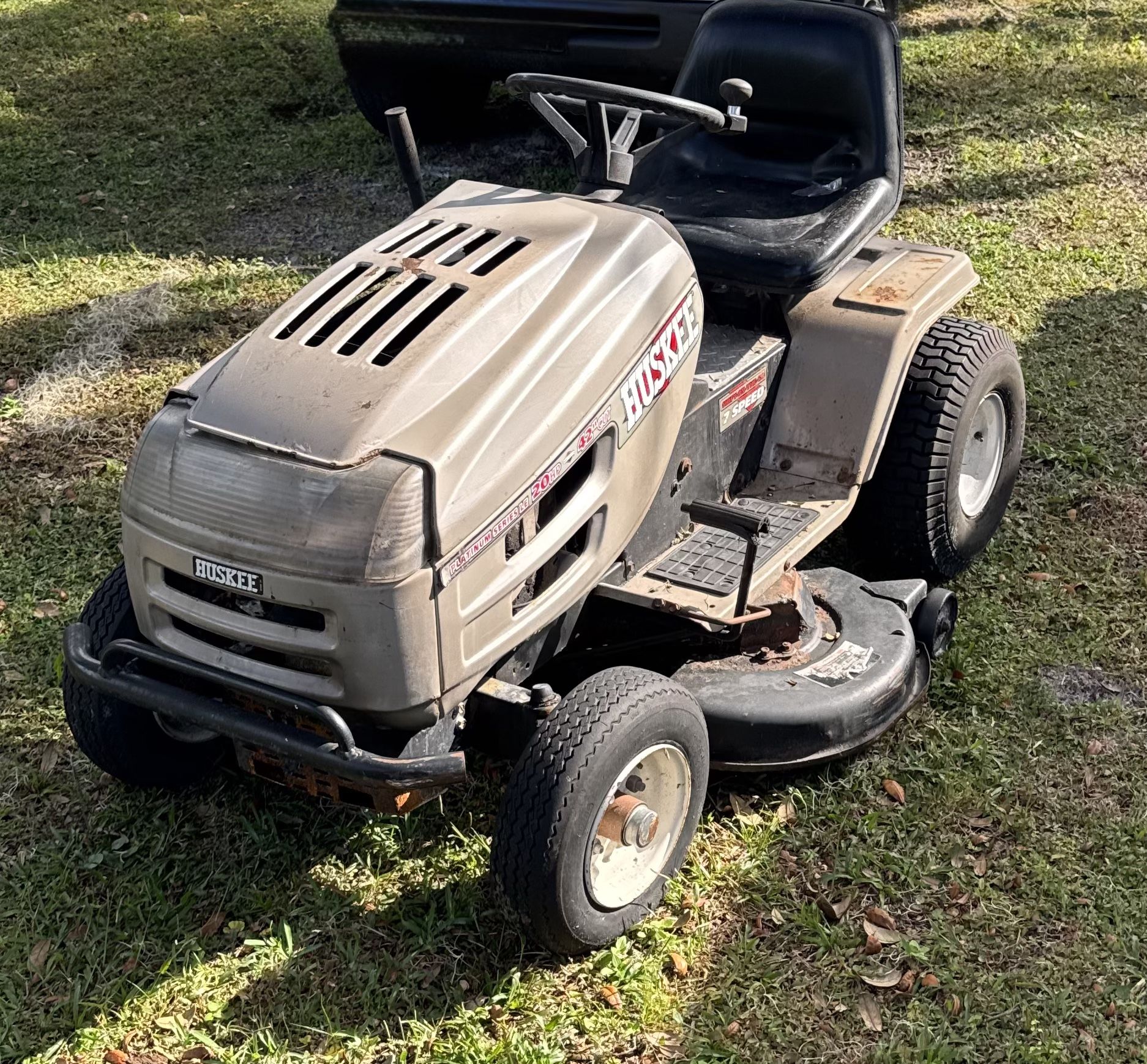 Handyman special 42” riding lawnmower