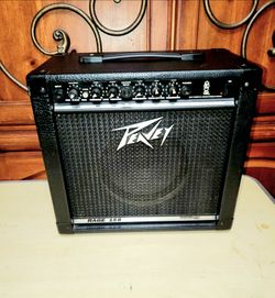 Peavey Rage 158 Guitar Amp Blue Marvel Speaker Tested Works Great Clear Sound