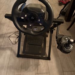 Logitech G920 Steering Wheel and shifter Rig