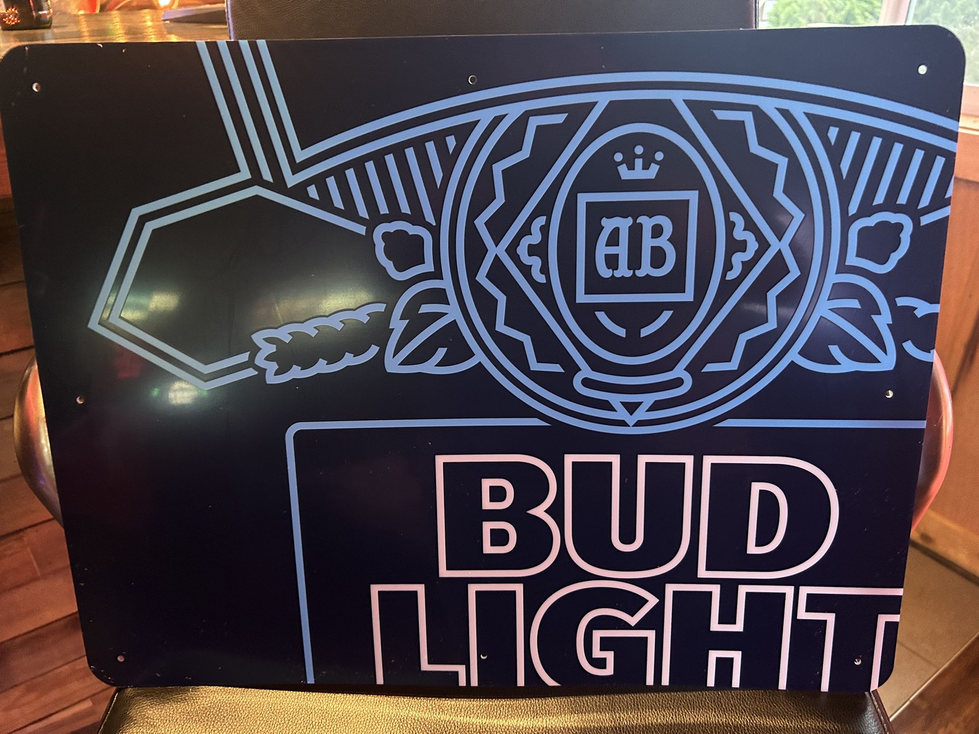 Bud Light Beer Plastic Sign