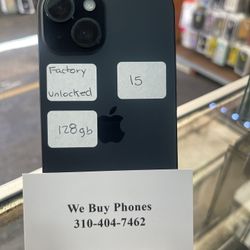 iPhone 15 128gb Black Unlocked